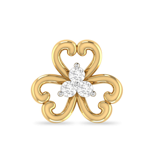 The Chitrashila Diamond Nosepin