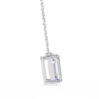 Valora Step-Cut Lab Grown Diamond Solitaire Pendant - Ophiratbf