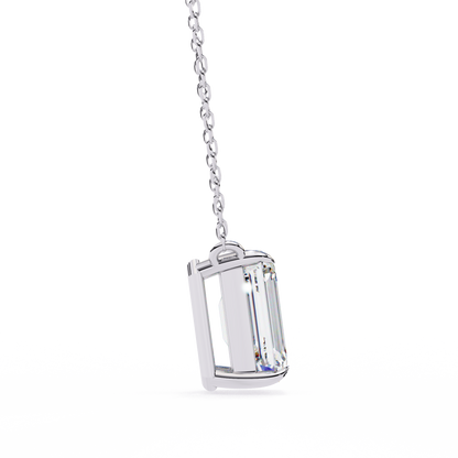 Valora Step-Cut Lab Grown Diamond Solitaire Pendant