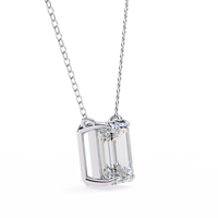 Valora Step-Cut Lab Grown Diamond Solitaire Pendant - Ophiratbf