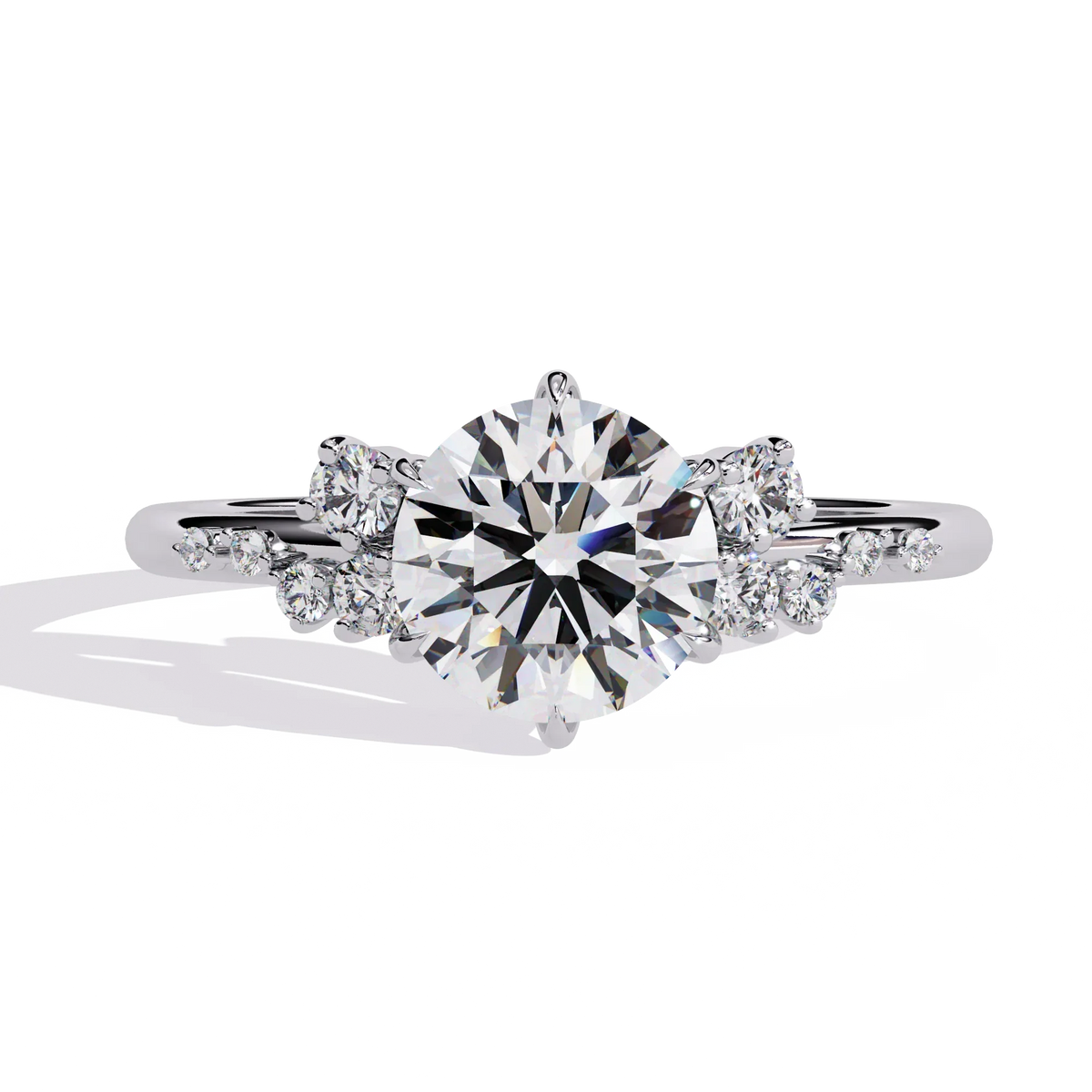 Enchanted Cluster Lab Grown Diamond Ring - Ophiratbf