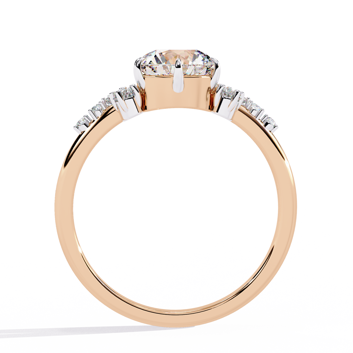 enchanted cluster lab grown diamond ring