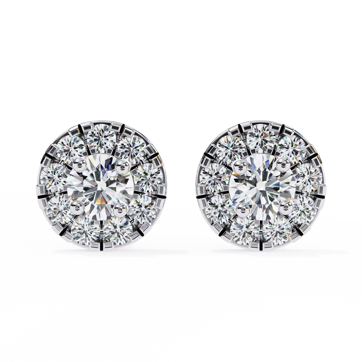 Radiant Illusion Lab Grown Diamond Studs - Ophiratbf