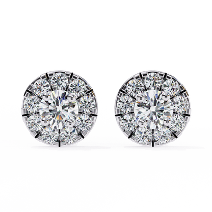 Radiant Illusion Lab Grown Diamond Studs