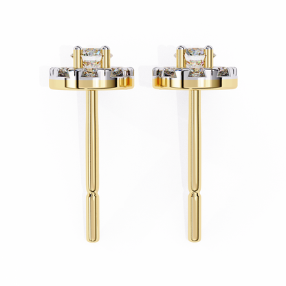 Radiant Illusion Lab Grown Diamond Studs