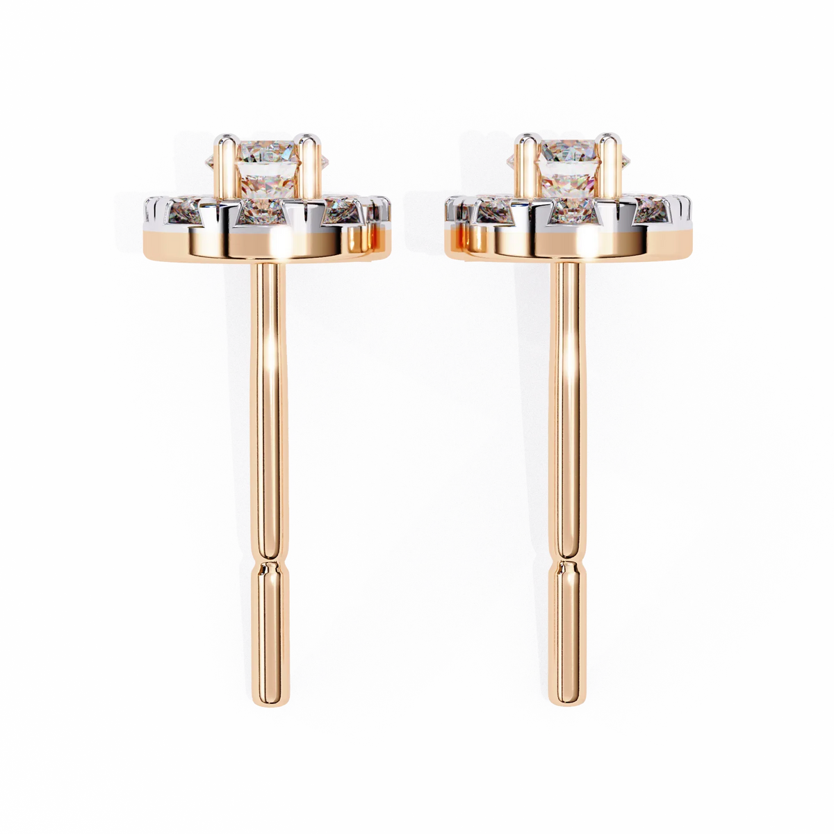 Radiant Illusion Lab Grown Diamond Studs - Ophiratbf