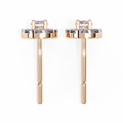 Radiant Illusion Lab Grown Diamond Studs