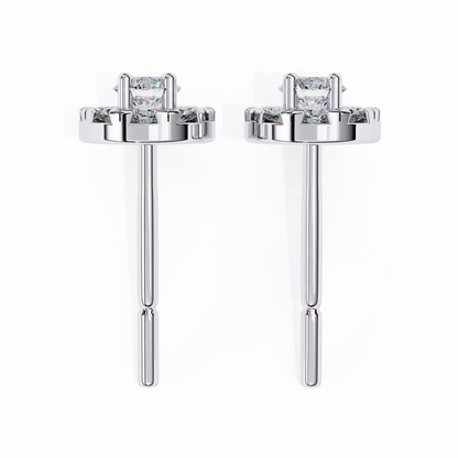 Radiant Illusion Lab Grown Diamond Studs