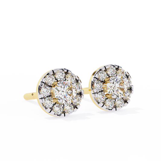 Radiant Illusion Lab Grown Diamond Studs