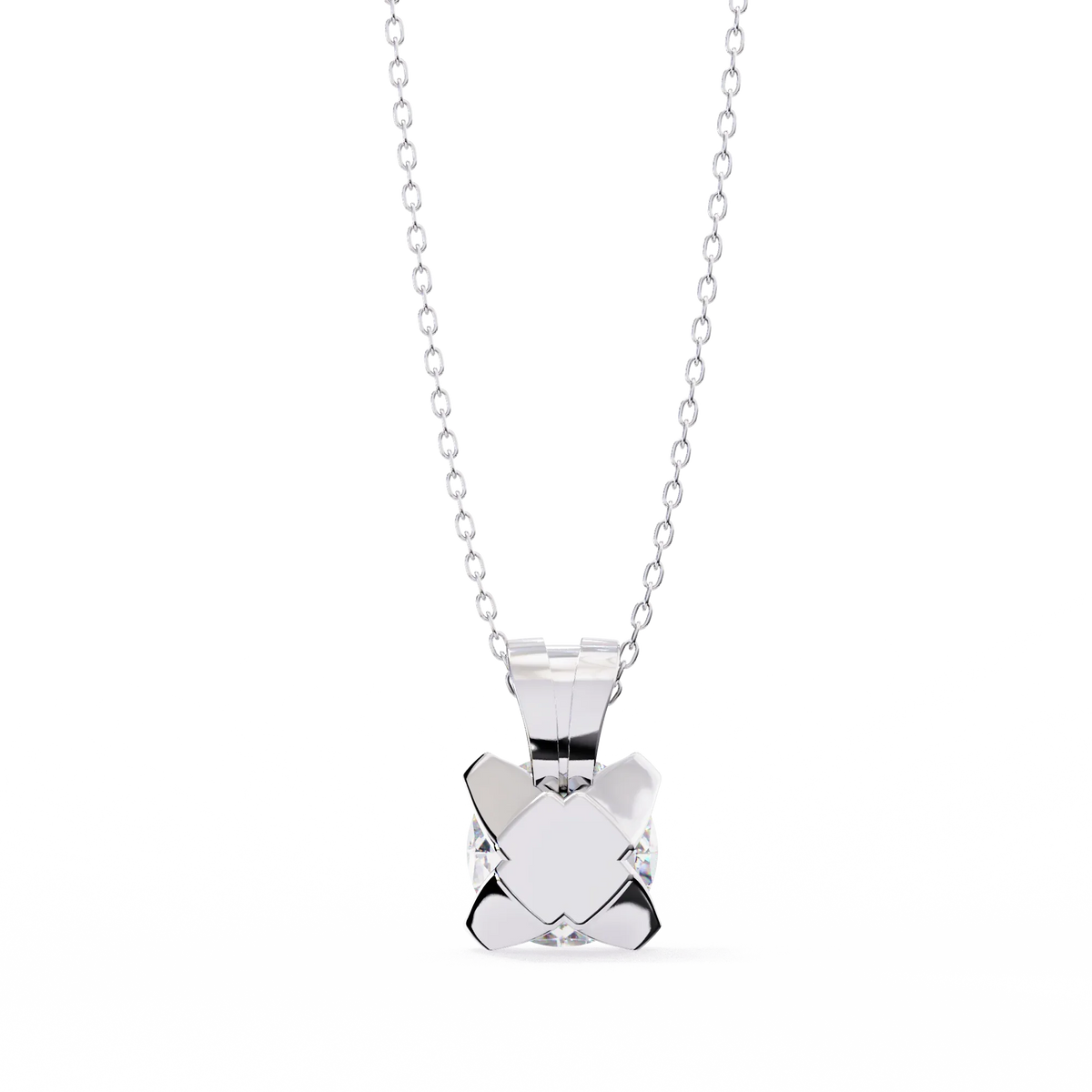 Helia Solitaire Lab Grown Diamond Pendant - Ophiratbf