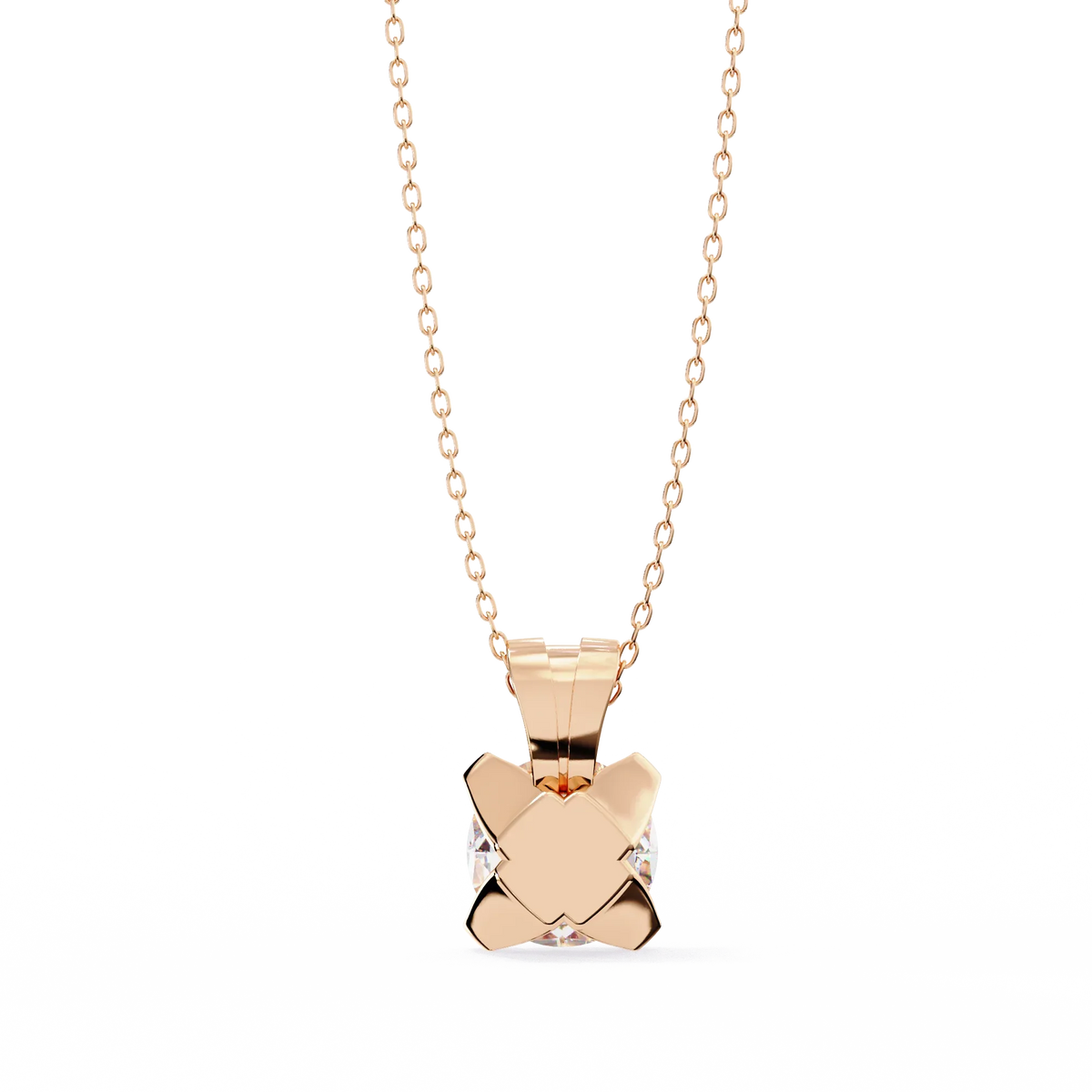 Helia Solitaire Lab Grown Diamond Pendant - Ophiratbf