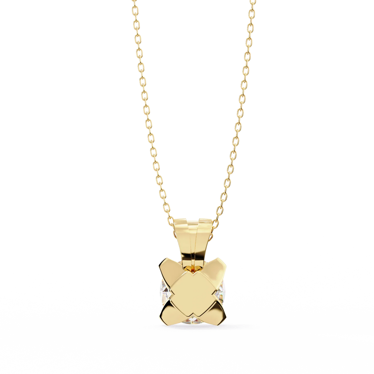 Helia Solitaire Lab Grown Diamond Pendant - Ophiratbf