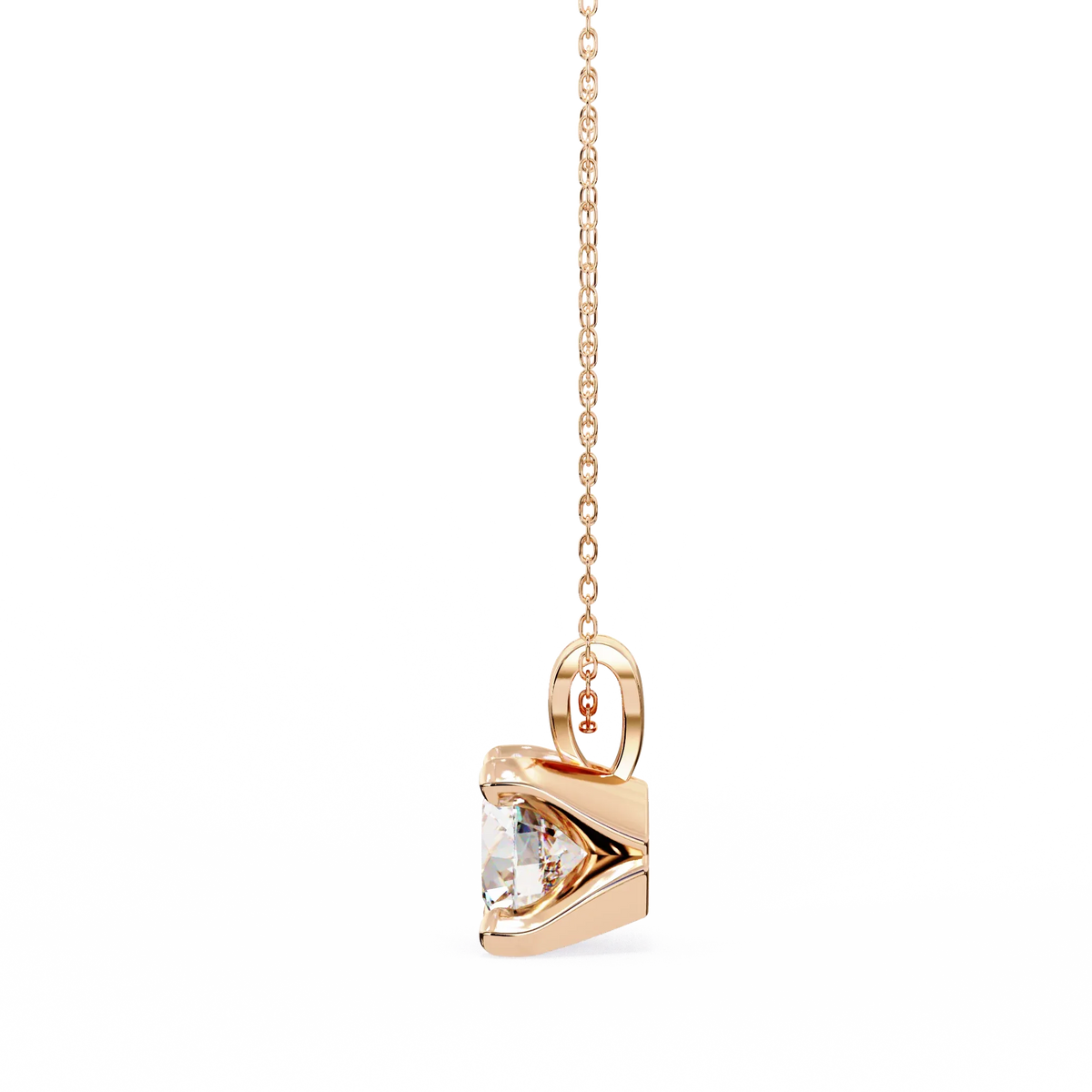 Helia Solitaire Lab Grown Diamond Pendant - Ophiratbf