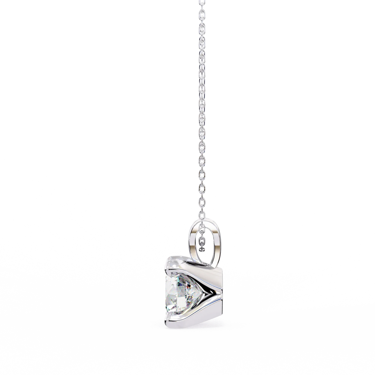 Helia Solitaire Lab Grown Diamond Pendant - Ophiratbf