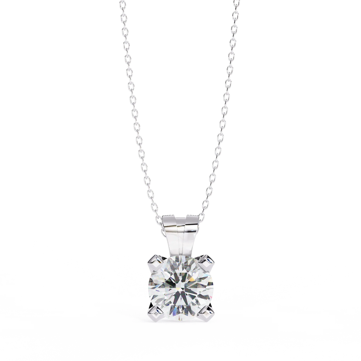 Helia Solitaire Lab Grown Diamond Pendant - Ophiratbf