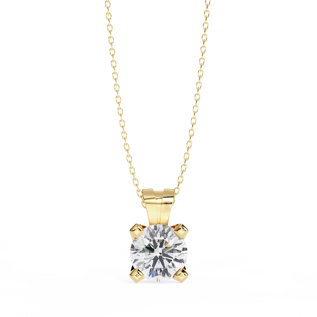 Helia Solitaire Lab Grown Diamond Pendant - Ophiratbf