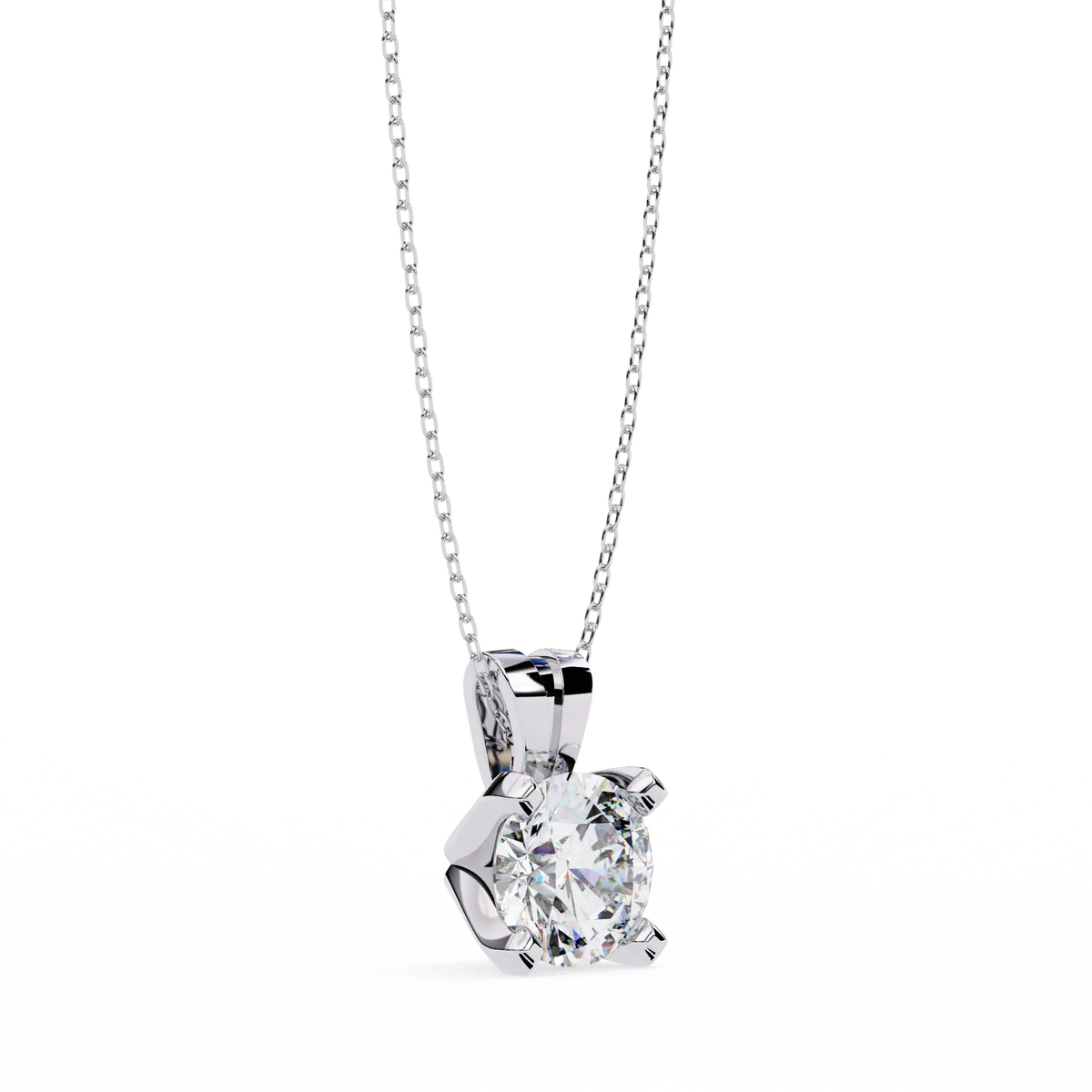 Helia Solitaire Lab Grown Diamond Pendant - Ophiratbf