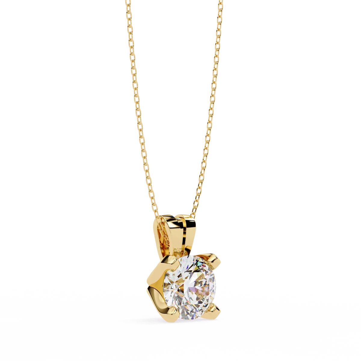Helia Solitaire Lab Grown Diamond Pendant - Ophiratbf