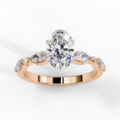 Seraphina Oval Horizon Ring