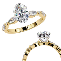 Seraphina Oval Horizon Ring - Ophiratbf