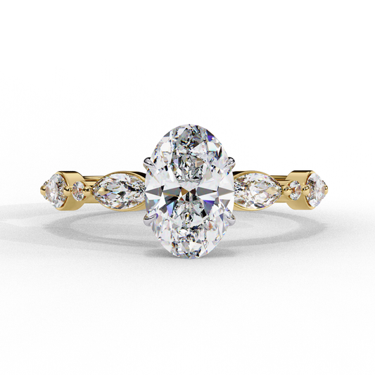 Seraphina Oval Horizon Ring
