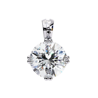 Ardent Round Lab-Grown Diamond Pendant - Ophiratbf