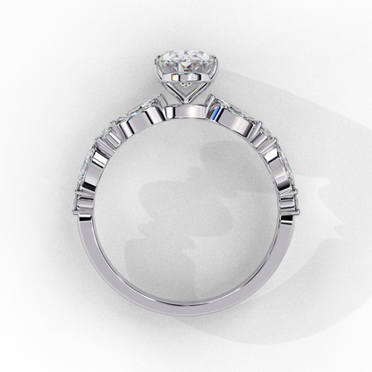 Seraphina Oval Horizon Ring