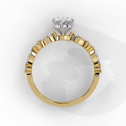 Seraphina Oval Horizon Ring