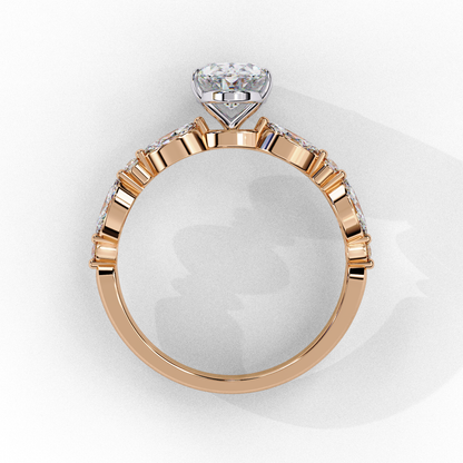 Seraphina Oval Horizon Ring