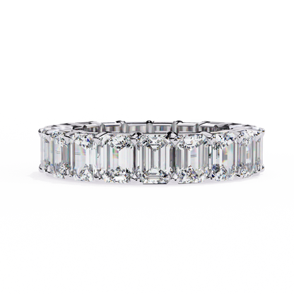 Everlasting Emerald Lab Diamond Eternity Band