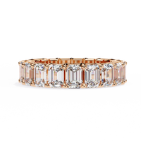 Everlasting Emerald Lab Diamond Eternity Band - Ophiratbf
