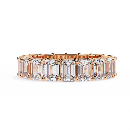 Everlasting Emerald Lab Diamond Eternity Band