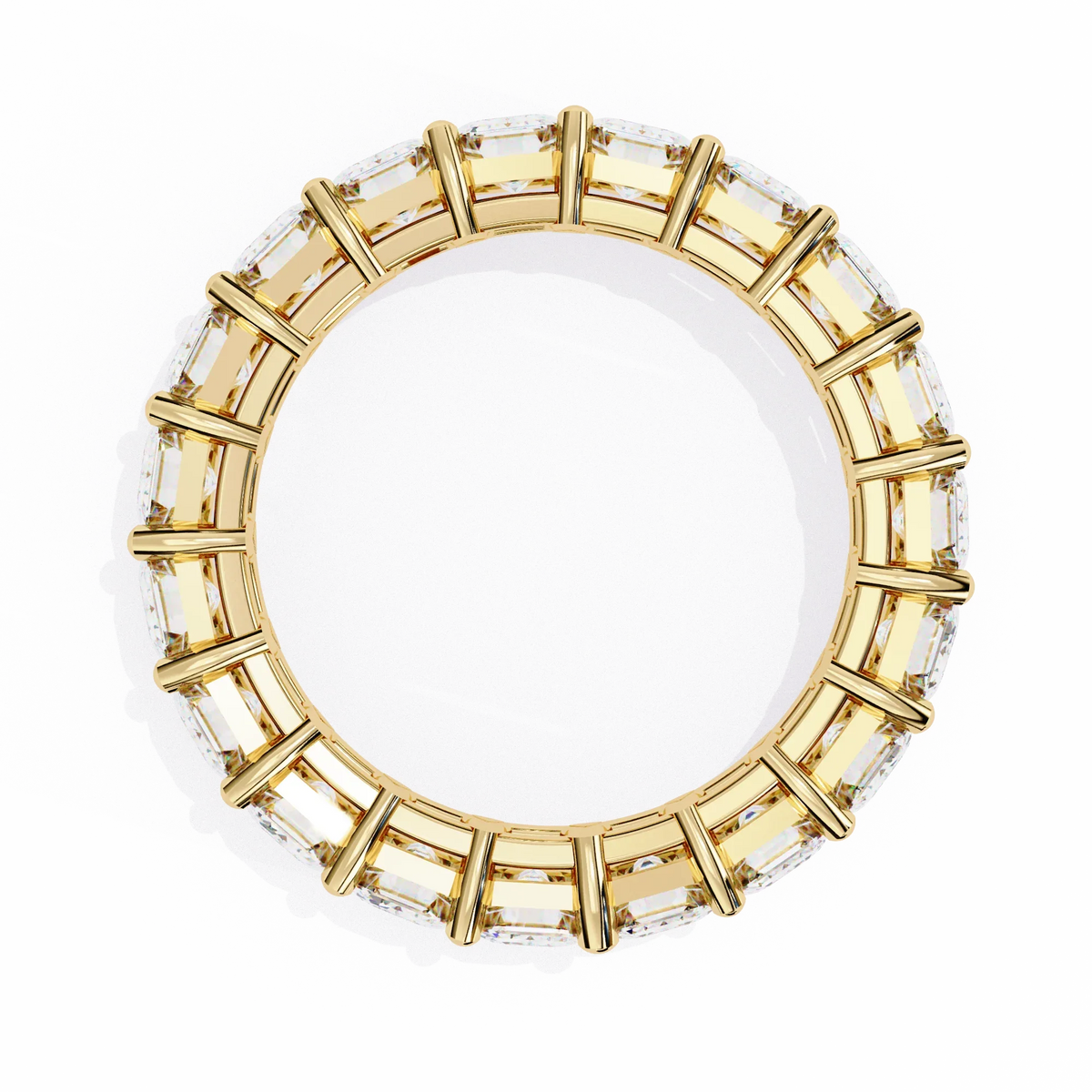 Everlasting Emerald Lab Diamond Eternity Band - Ophiratbf