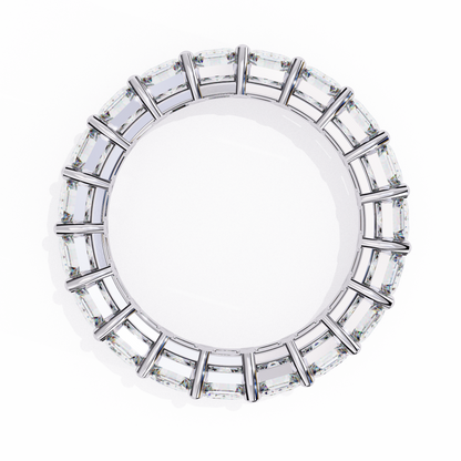 Everlasting Emerald Lab Diamond Eternity Band