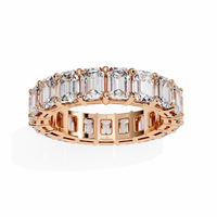 Everlasting Emerald Lab Diamond Eternity Band - Ophiratbf