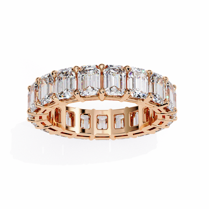 Everlasting Emerald Lab Diamond Eternity Band