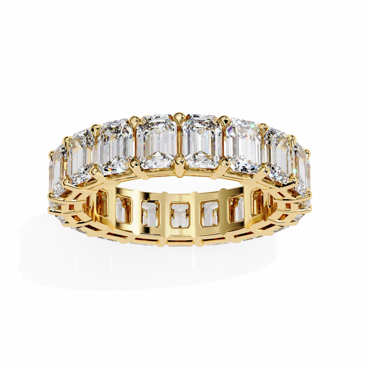 Everlasting Emerald Lab Diamond Eternity Band - Ophiratbf