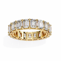 Everlasting Emerald Lab Diamond Eternity Band - Ophiratbf