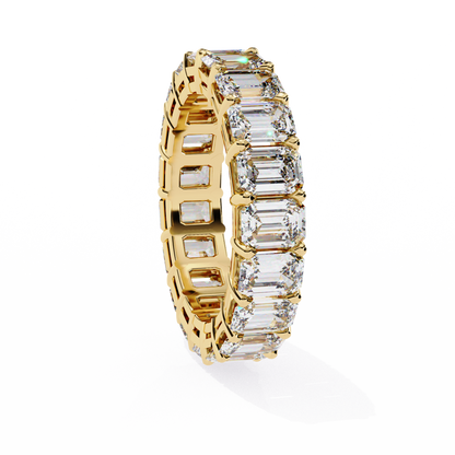 Everlasting Emerald Lab Diamond Eternity Band
