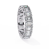 Everlasting Emerald Lab Diamond Eternity Band - Ophiratbf