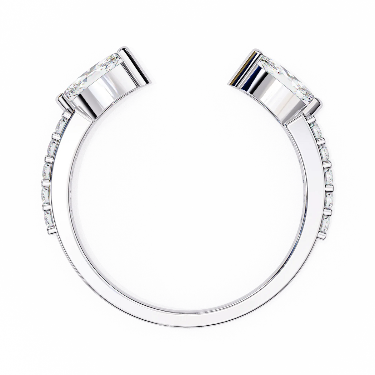 Marquise Vista Lab Grown Diamond Ring - Ophiratbf