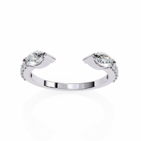 Marquise Vista Lab Grown Diamond Ring - Ophiratbf