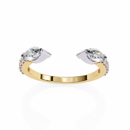 Marquise Vista Lab Grown Diamond Ring