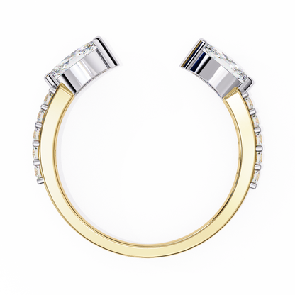 Marquise Vista Lab Grown Diamond Ring