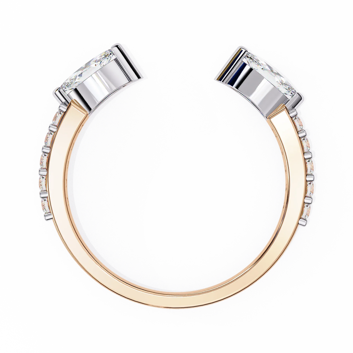 Marquise Vista Lab Grown Diamond Ring - Ophiratbf