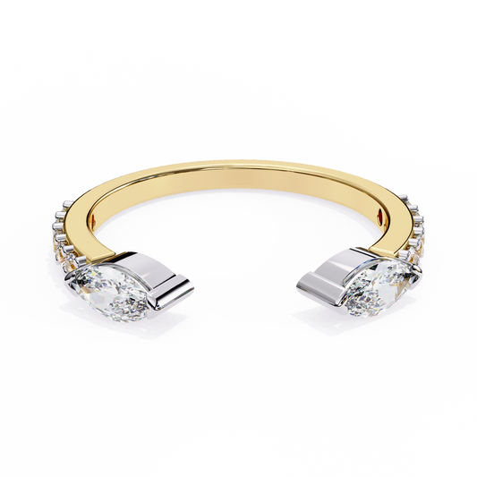 Marquise Vista Lab Grown Diamond Ring