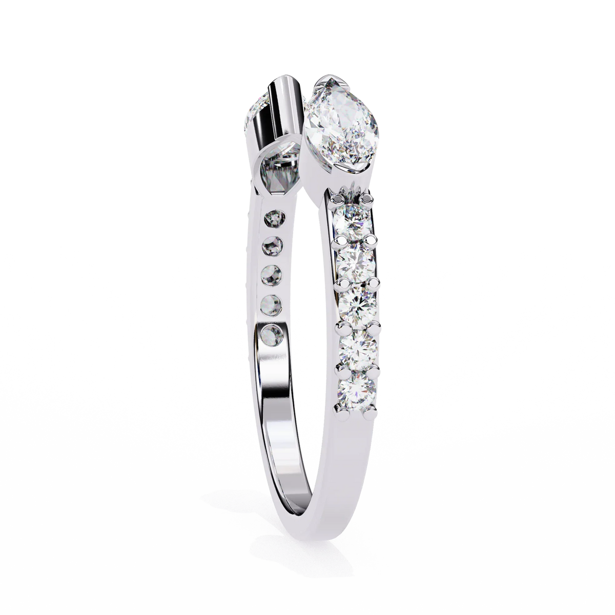 Marquise Vista Lab Grown Diamond Ring - Ophiratbf
