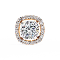 Serene Cushion Halo Lab Grown Diamond Studs - Ophiratbf