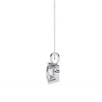 Solara Bezel Round Lab Grown Diamond Pendant - Ophiratbf