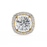 Serene Cushion Halo Lab Grown Diamond Studs - Ophiratbf
